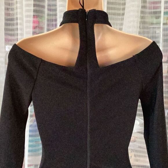 ASTR The Label Margaux Black Choker Mini Dress Women’s XS Bodycon - Picture 8 of 9